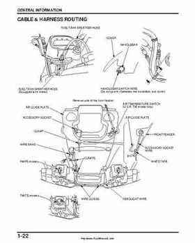 2000-2003 Honda TRX350 Rancher factory service manual, Page 24