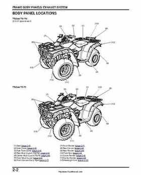 2000-2003 Honda TRX350 Rancher factory service manual, Page 38