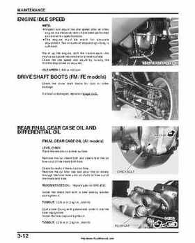 2000-2003 Honda TRX350 Rancher factory service manual, Page 60