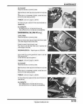 2000-2003 Honda TRX350 Rancher factory service manual, Page 61