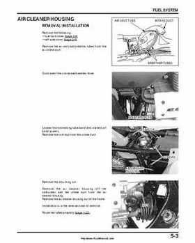 2000-2003 Honda TRX350 Rancher factory service manual, Page 81