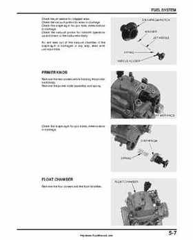 2000-2003 Honda TRX350 Rancher factory service manual, Page 85