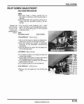 2000-2003 Honda TRX350 Rancher factory service manual, Page 93