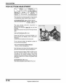 2000-2003 Honda TRX350 Rancher factory service manual, Page 94