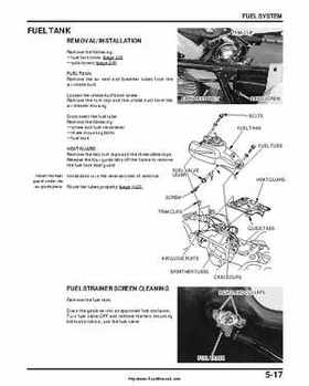2000-2003 Honda TRX350 Rancher factory service manual, Page 95