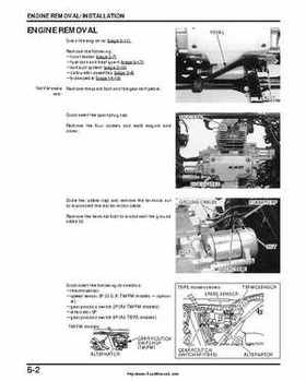 2000-2003 Honda TRX350 Rancher factory service manual, Page 100