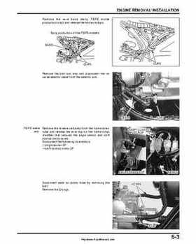 2000-2003 Honda TRX350 Rancher factory service manual, Page 101
