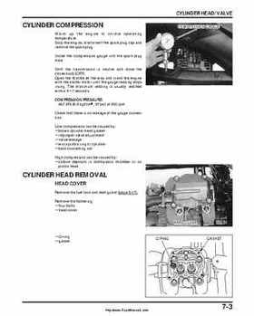 2000-2003 Honda TRX350 Rancher factory service manual, Page 107