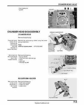 2000-2003 Honda TRX350 Rancher factory service manual, Page 109