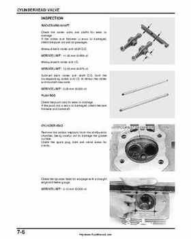 2000-2003 Honda TRX350 Rancher factory service manual, Page 110
