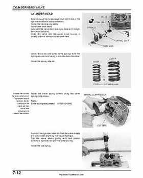 2000-2003 Honda TRX350 Rancher factory service manual, Page 116