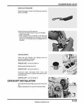 2000-2003 Honda TRX350 Rancher factory service manual, Page 121