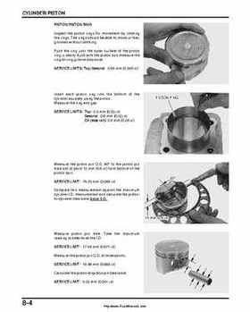 2000-2003 Honda TRX350 Rancher factory service manual, Page 128