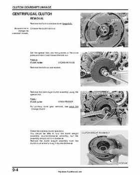 2000-2003 Honda TRX350 Rancher factory service manual, Page 136