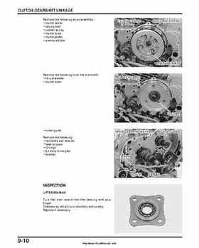 2000-2003 Honda TRX350 Rancher factory service manual, Page 142