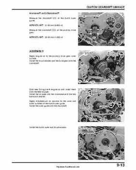2000-2003 Honda TRX350 Rancher factory service manual, Page 145
