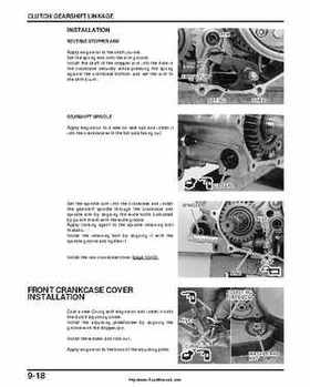 2000-2003 Honda TRX350 Rancher factory service manual, Page 150