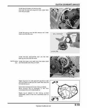 2000-2003 Honda TRX350 Rancher factory service manual, Page 151