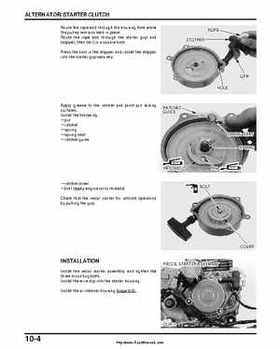 2000-2003 Honda TRX350 Rancher factory service manual, Page 158