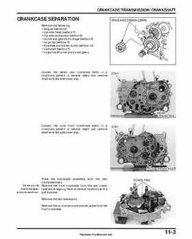 2000-2003 Honda TRX350 Rancher factory service manual, Page 169