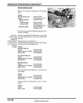 2000-2003 Honda TRX350 Rancher factory service manual, Page 180