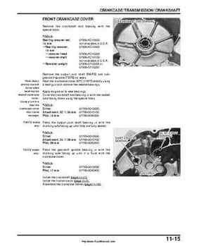 2000-2003 Honda TRX350 Rancher factory service manual, Page 181