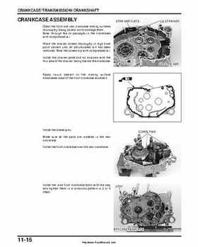 2000-2003 Honda TRX350 Rancher factory service manual, Page 182