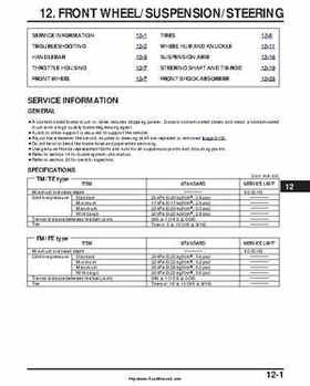 2000-2003 Honda TRX350 Rancher factory service manual, Page 185