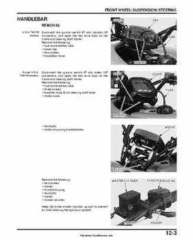 2000-2003 Honda TRX350 Rancher factory service manual, Page 187
