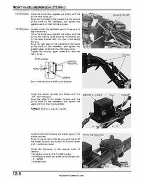 2000-2003 Honda TRX350 Rancher factory service manual, Page 190