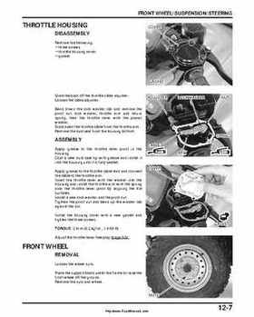 2000-2003 Honda TRX350 Rancher factory service manual, Page 191