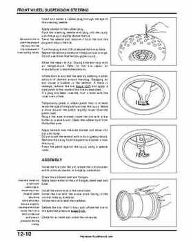 2000-2003 Honda TRX350 Rancher factory service manual, Page 194