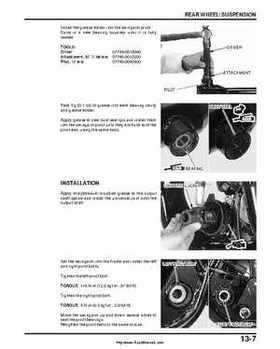 2000-2003 Honda TRX350 Rancher factory service manual, Page 217