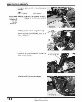 2000-2003 Honda TRX350 Rancher factory service manual, Page 218