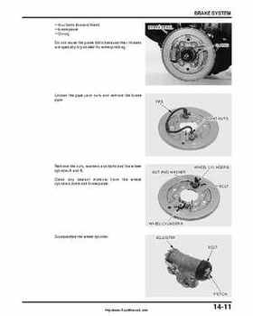 2000-2003 Honda TRX350 Rancher factory service manual, Page 231