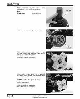 2000-2003 Honda TRX350 Rancher factory service manual, Page 238