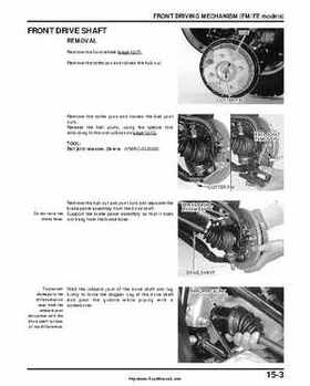2000-2003 Honda TRX350 Rancher factory service manual, Page 243