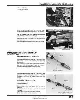 2000-2003 Honda TRX350 Rancher factory service manual, Page 249