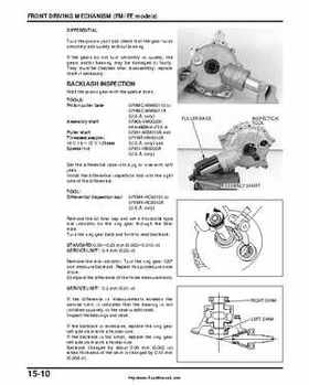 2000-2003 Honda TRX350 Rancher factory service manual, Page 250
