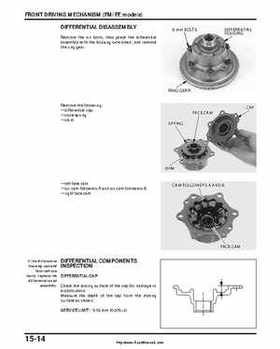 2000-2003 Honda TRX350 Rancher factory service manual, Page 254