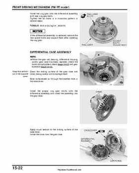 2000-2003 Honda TRX350 Rancher factory service manual, Page 262