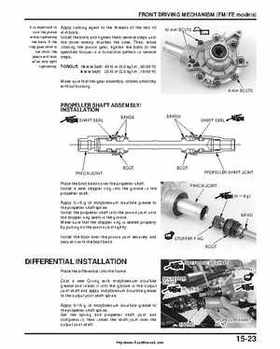 2000-2003 Honda TRX350 Rancher factory service manual, Page 263