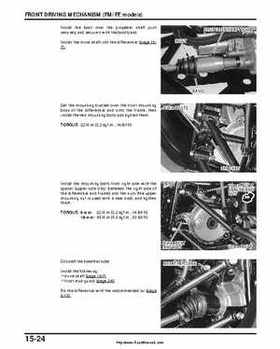 2000-2003 Honda TRX350 Rancher factory service manual, Page 264