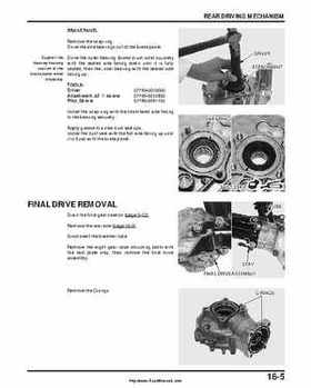 2000-2003 Honda TRX350 Rancher factory service manual, Page 271