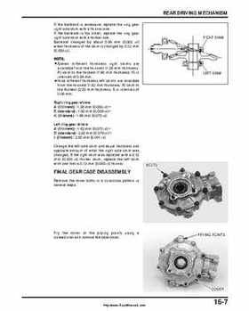2000-2003 Honda TRX350 Rancher factory service manual, Page 273