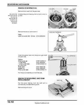 2000-2003 Honda TRX350 Rancher factory service manual, Page 276
