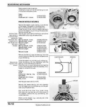 2000-2003 Honda TRX350 Rancher factory service manual, Page 278