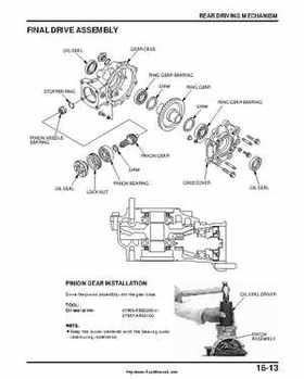 2000-2003 Honda TRX350 Rancher factory service manual, Page 279