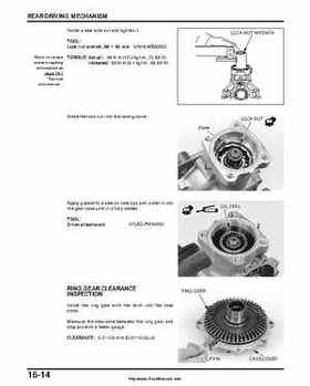 2000-2003 Honda TRX350 Rancher factory service manual, Page 280
