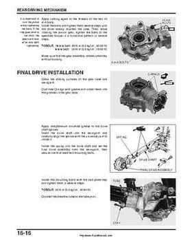 2000-2003 Honda TRX350 Rancher factory service manual, Page 282